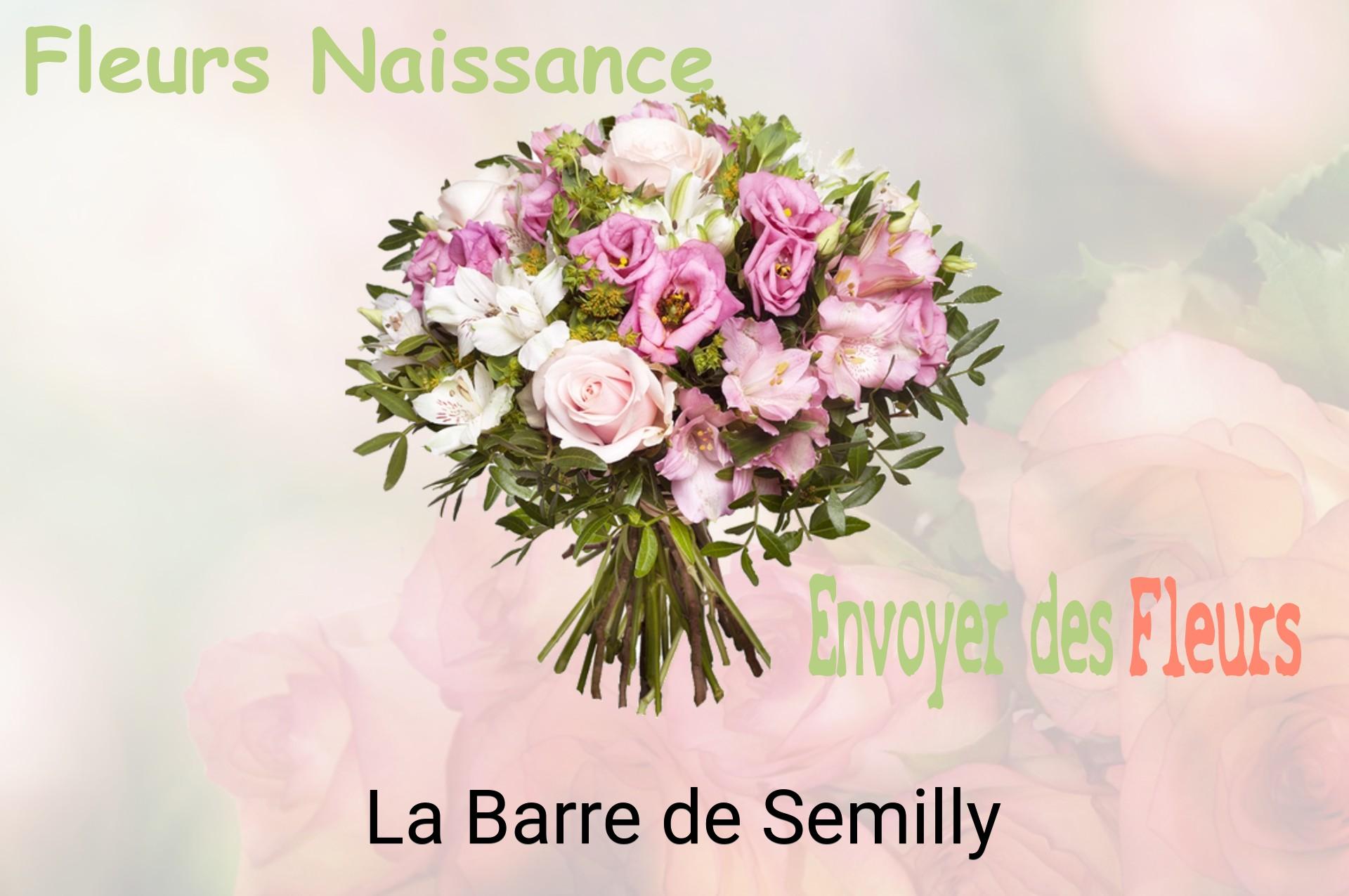 Bouquet de fleurs de naissance livré à La Barre-de-Semilly